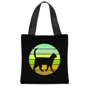 Tas Tote Fullprint KUCING HITAM 2