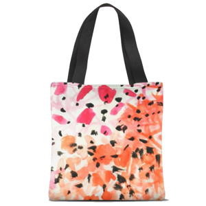 Tas Tote Fullprint tas colorfull leopard