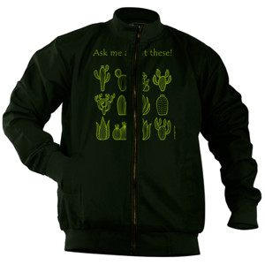 Jaket Bomber Succulent family shirt