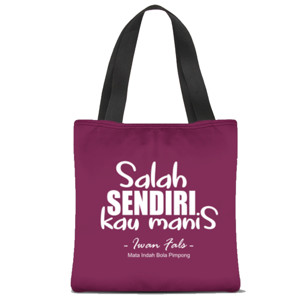 Tas Tote Fullprint Tas Iwan Fals