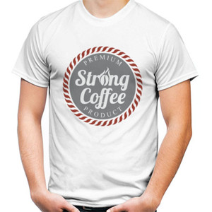 Kaos Distro Strong coffee