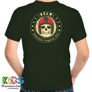 Kaos Kaos Motor Desain Tengkorak helm Retro