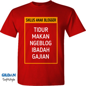 Kaos Siklus Anak Blogger