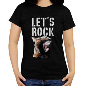 Kaos Cat Let's Rock funny