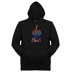 Jaket Hoodie I love Bali