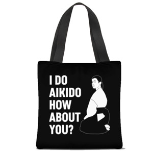 Tas Tote Fullprint Tas Aikido Girl