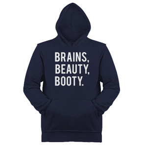Jaket Hoodie Brains Beauty Booty