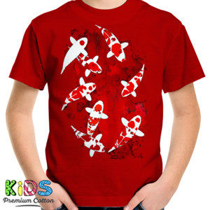 Kaos Red Moon Koi