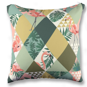Bantal Exotic green