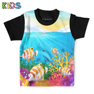 Kaos Anak Full-Print Kaos Anak Fullprint Ikan