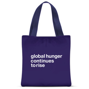 Tas Tote Fullprint global hunger