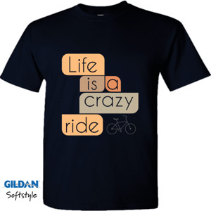 Kaos Crazy Life - Bike