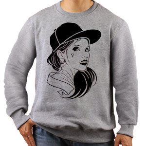 Jaket Sweater Cute Girl - Kaos Cewe Keren