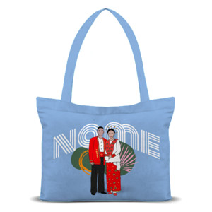 Tas Tote Tote Bag Couple Ambon custom nama