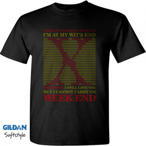 Kaos X Japan Week End Red Gold Design