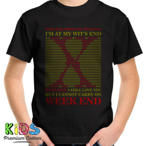 Kaos X Japan Week End Red Gold Design