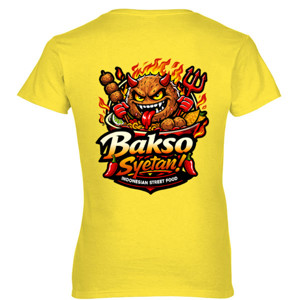 Kaos Bakso Syetan Level Neraka