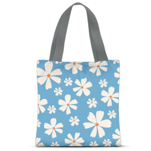 Tas Tote Fullprint Blue Joy Tote Bag