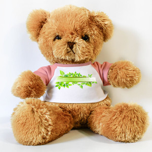 Boneka Beruang Daun hijau