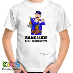 Kaos Bang Lude - Rebut Dandang Depok (White)