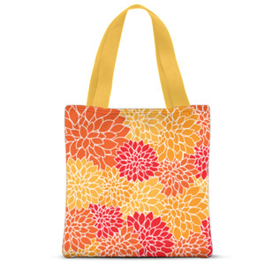 Tas Tote Fullprint Bunga