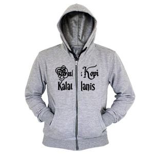 Hoodie Zipper  bukan kopi kalau g pahit