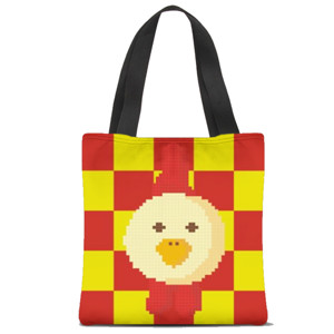 Tas Tote Fullprint AYAM JAGO 2