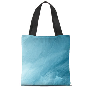 Tas Tote Fullprint Tote bag abstrak biru