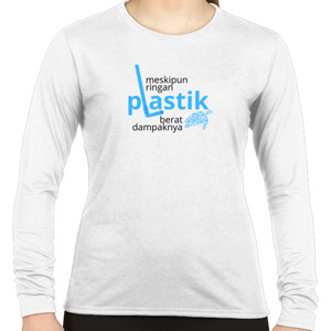 Kaos kampanye plastik (terang)