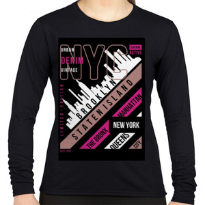 Kaos Brooklyn Staten Island Pink