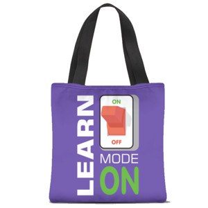 Tas Tote Fullprint Learn Mode ON