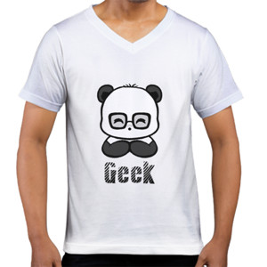 Kaos  Geek Chic Panda