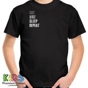 Kaos Eat Bike Sleep Repeat