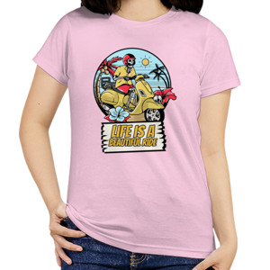 Kaos Kaos quotes dan bergambar life is a beautiful ride