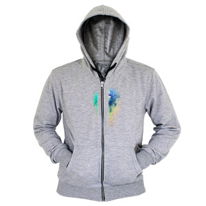 Hoodie Zipper Abstrak