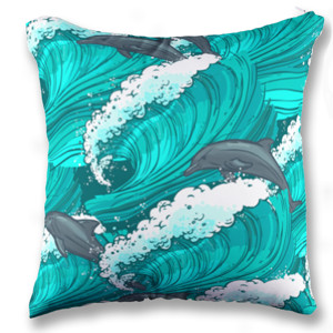 Bantal Dolphin Wave