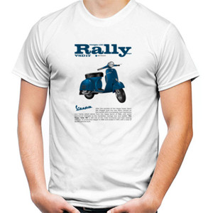 Kaos Vespa 180 Rally | Blu Pavone