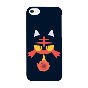 POK003 - Litten Face Blow Phone Case Casing HP