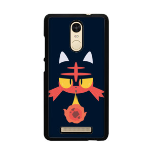POK003 - Litten Face Blow Phone Case Casing HP