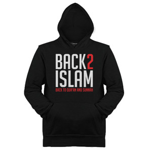 Jaket Hoodie KAOS DAKWAH - BACK 2 ISLAM