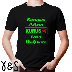 Kaos Ukuran Besar Gemuk Semua Akan Kurus 