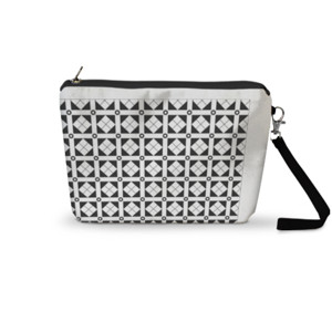 Pouch Trapesium Black pattern