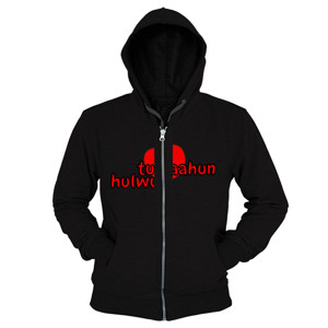 Hoodie Zipper Apel Manis