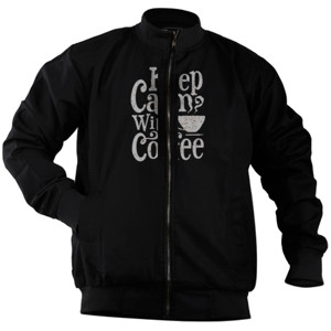 Jaket Bomber TH36-Black Coffee #1