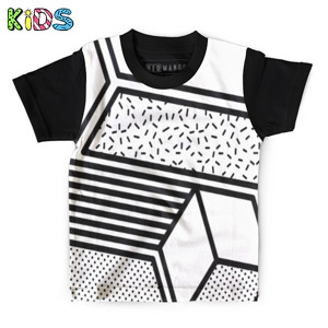 Kaos Anak Full-Print Neo memphis background 33