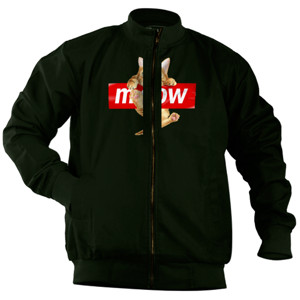 Jaket Bomber Meow
