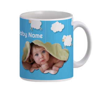 Mug Blue Sheep And Cloud