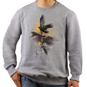Jaket Sweater Black Bird