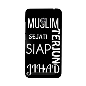 costum hp Muslim Sejati Siap Terjun Jihad Ver Casing HP