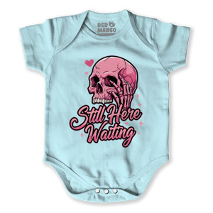 Baby Jumper Desain Kaos Dark Love Tengkorak Pink Estetik